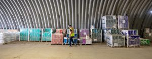 Products in a warehouse